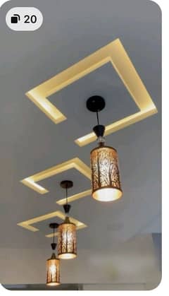 Ceiling - False ceiling - Roof ceiling - Ceiling light - Fency ceiling