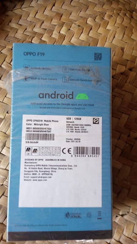 Oppo F19 With Box 6