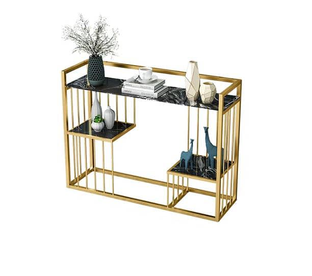 Modern High Quality TOP Luxury Console Table New Arrival with Metal 0