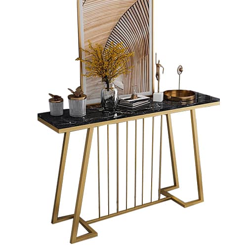 Modern High Quality TOP Luxury Console Table New Arrival with Metal 4