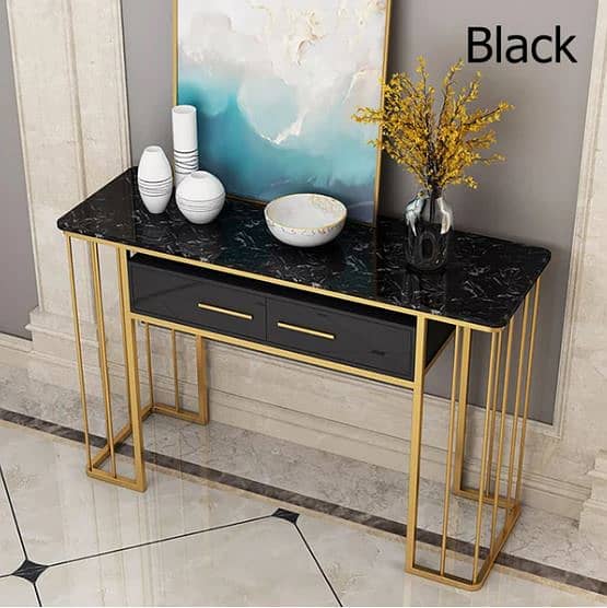 Modern High Quality TOP Luxury Console Table New Arrival with Metal 5