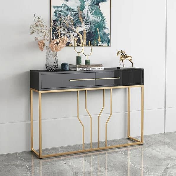 Modern High Quality TOP Luxury Console Table New Arrival with Metal 6