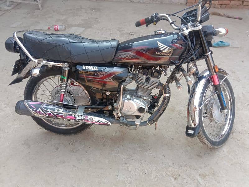 Honda 125 24 model Punjab number engine fit computerise copy 3