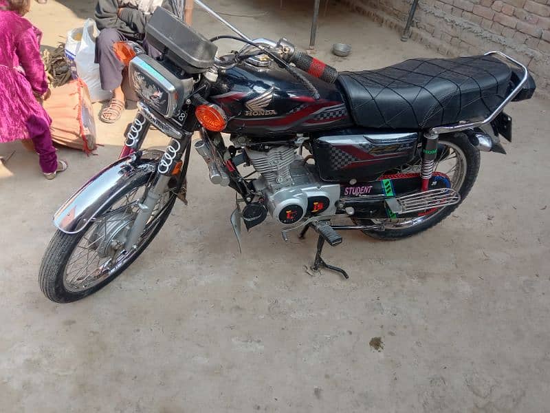 Honda 125 24 model Punjab number engine fit computerise copy 4