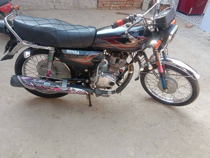 Honda 125 24 model Punjab number engine fit computerise copy 5