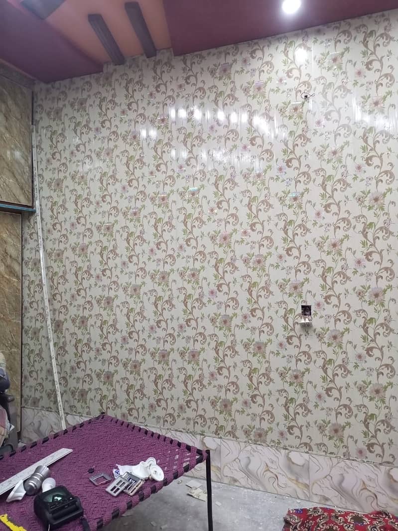 Ceiling - wall paper - Wpc wall panel - Wall panel - interior work 19