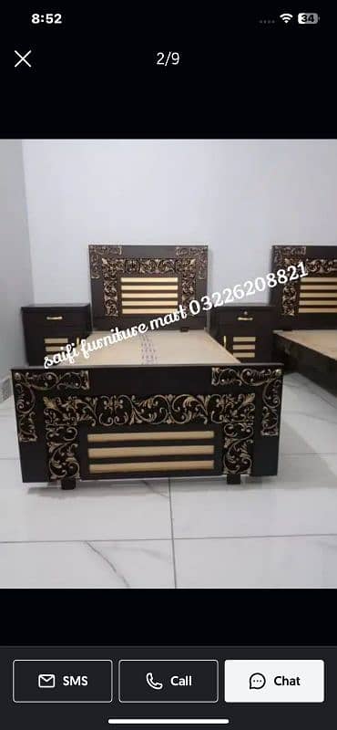 wooden single bed 4