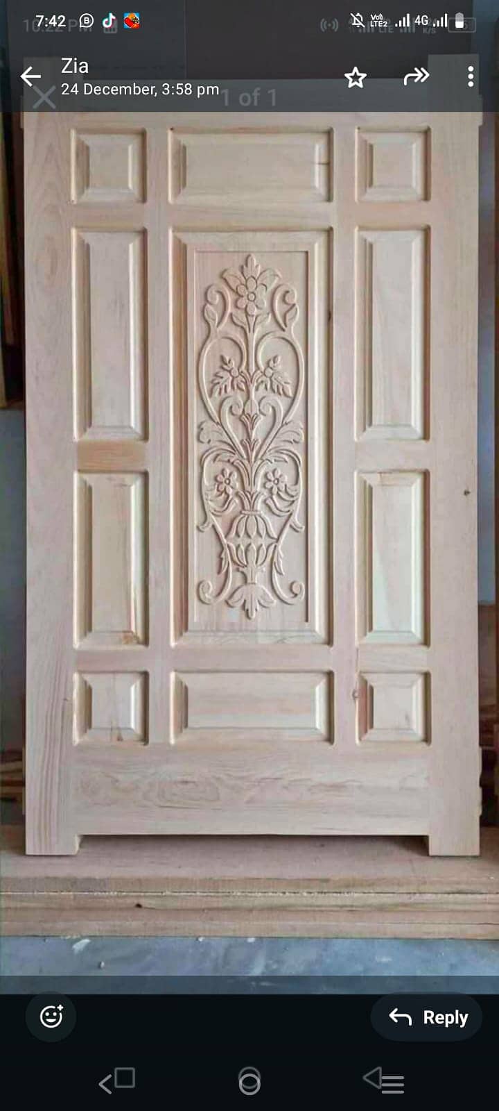 Solid wood Doors/لکڑی کے دروازے All type Of Doors, LifeTime Warranty 2