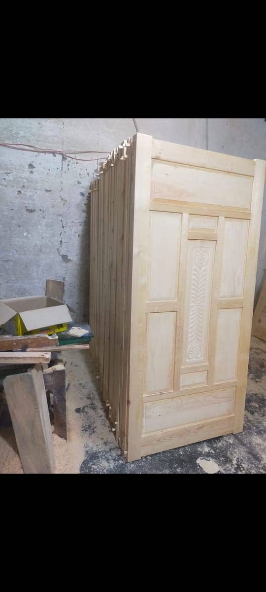 Solid wood Doors/لکڑی کے دروازے All type Of Doors, LifeTime Warranty 13