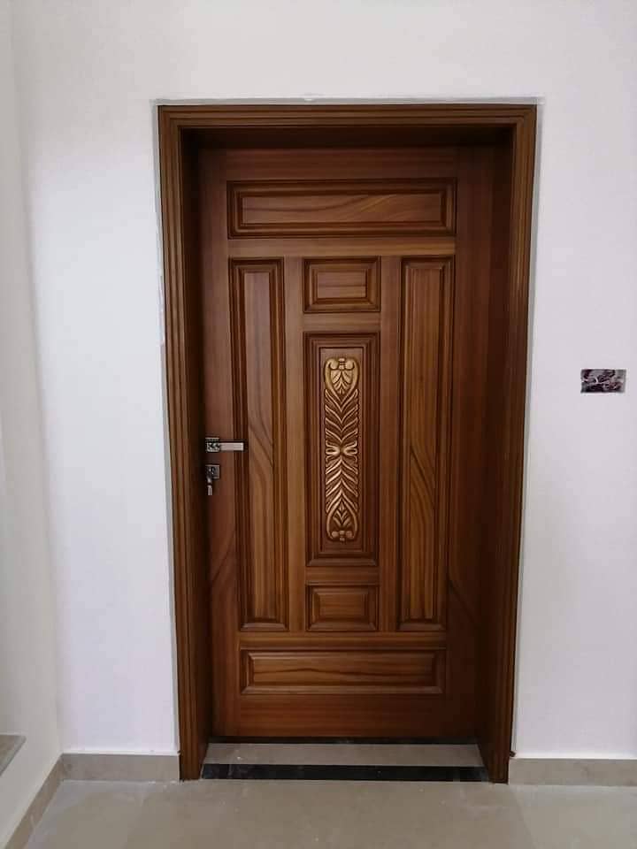 Solid wood Doors/لکڑی کے دروازے All type Of Doors, LifeTime Warranty 14