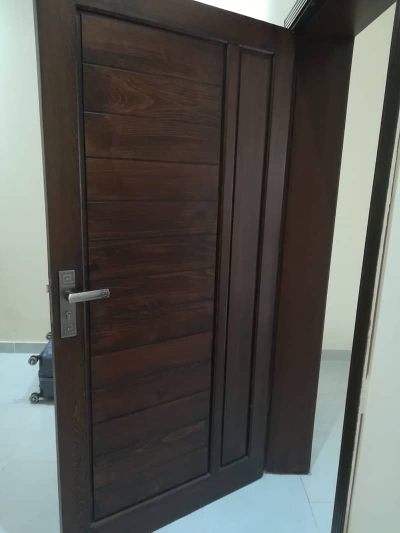 Solid wood Doors/لکڑی کے دروازے All type Of Doors, LifeTime Warranty 19