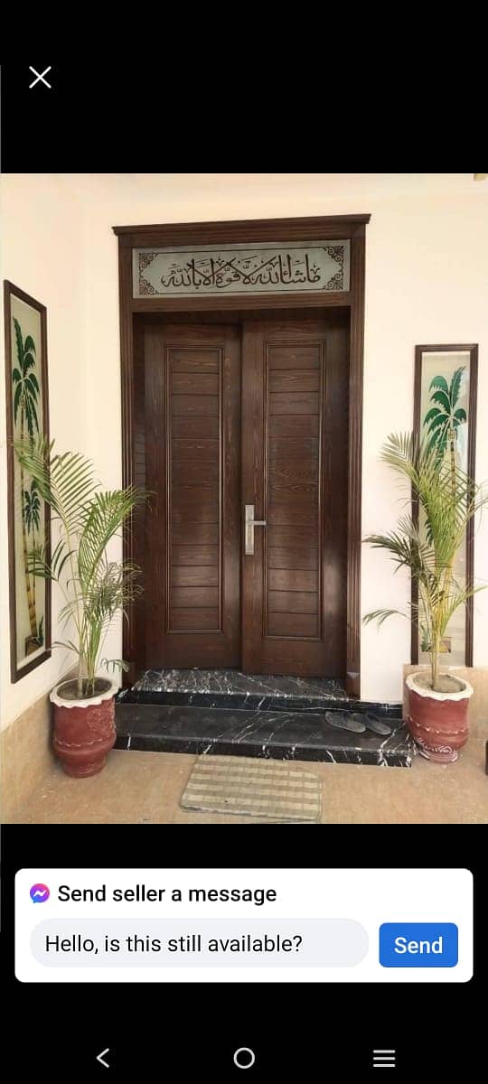 Solid wood Doors/لکڑی کے دروازے All type Of Doors, LifeTime Warranty 7