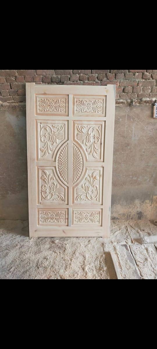 Solid wood Doors/لکڑی کے دروازے All type Of Doors, LifeTime Warranty 15