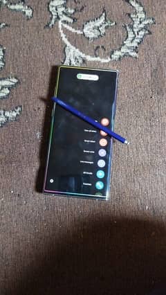 Galaxy Note 10+ 5G dual sim 12/256  sim aporvd1 minor dot glass crack