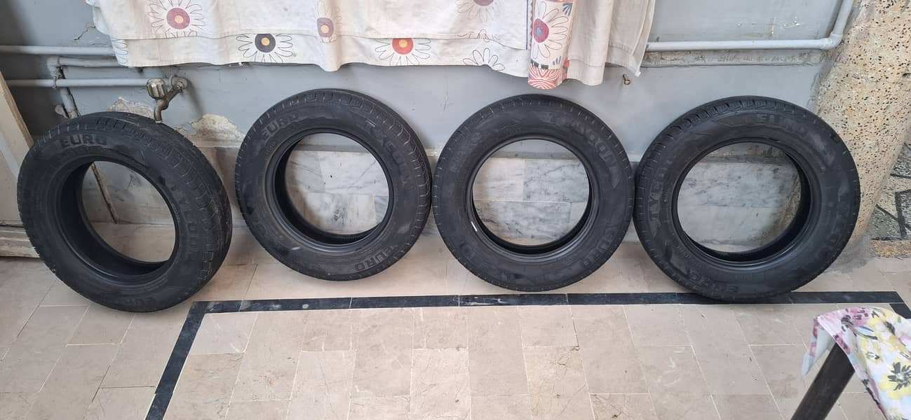 General Euro Tyres size 145/80 R13 in good condition for sale. 0