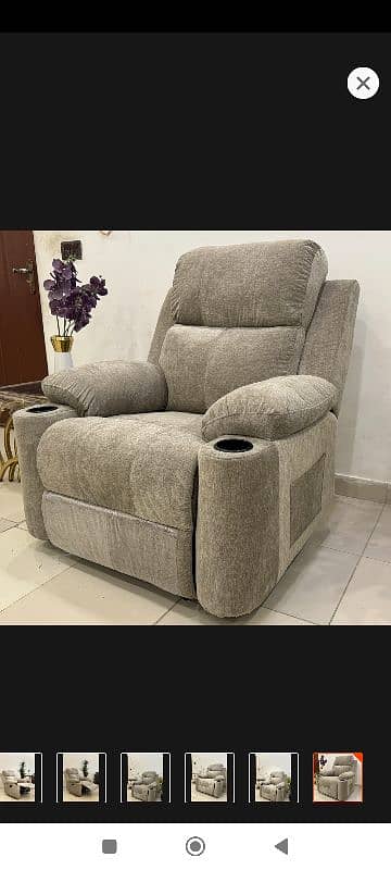 New Imported Recliner Sofa, Manual & Motorized, Complete Variety, COD 2