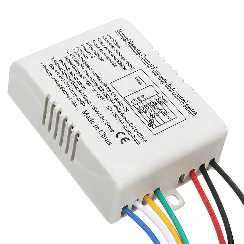 Remote Control Switch 220V Light Switch Fan Switch 3