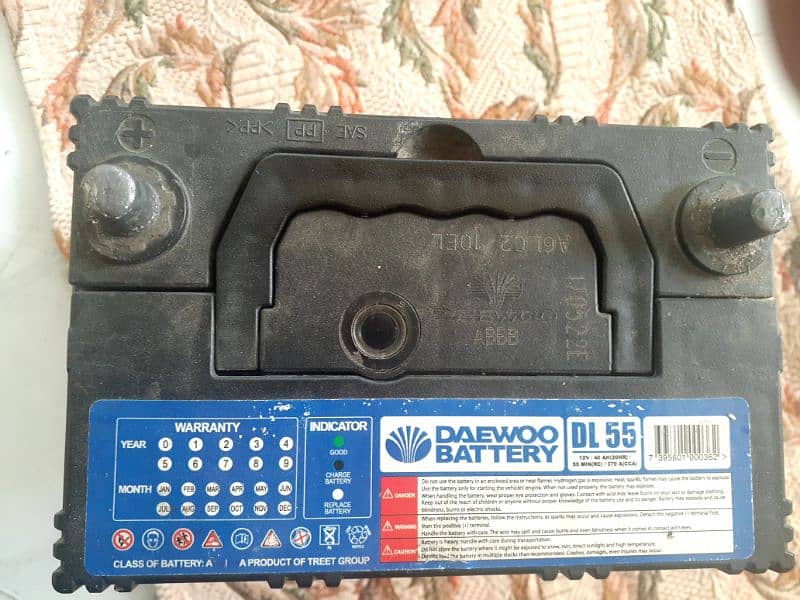 Daewoo Battery. 55 am 03200439289 1