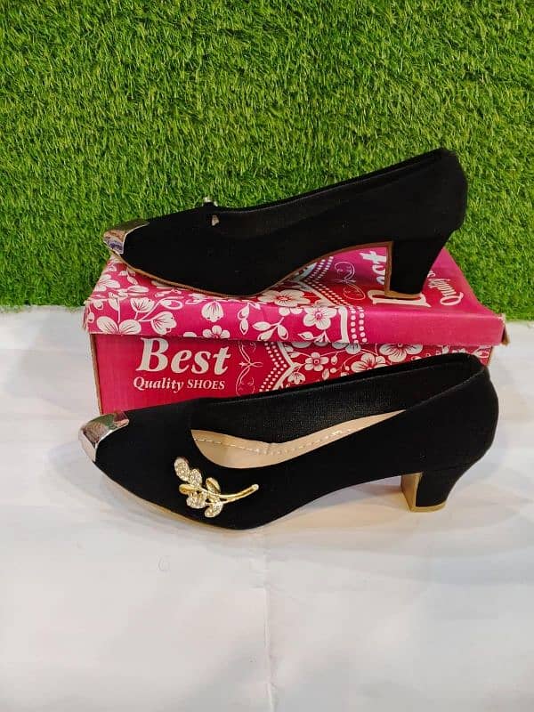 women's formal black velvet heels. perfect for every occasion 1