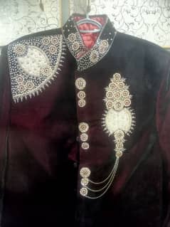 Dulha Sherwani Maroon