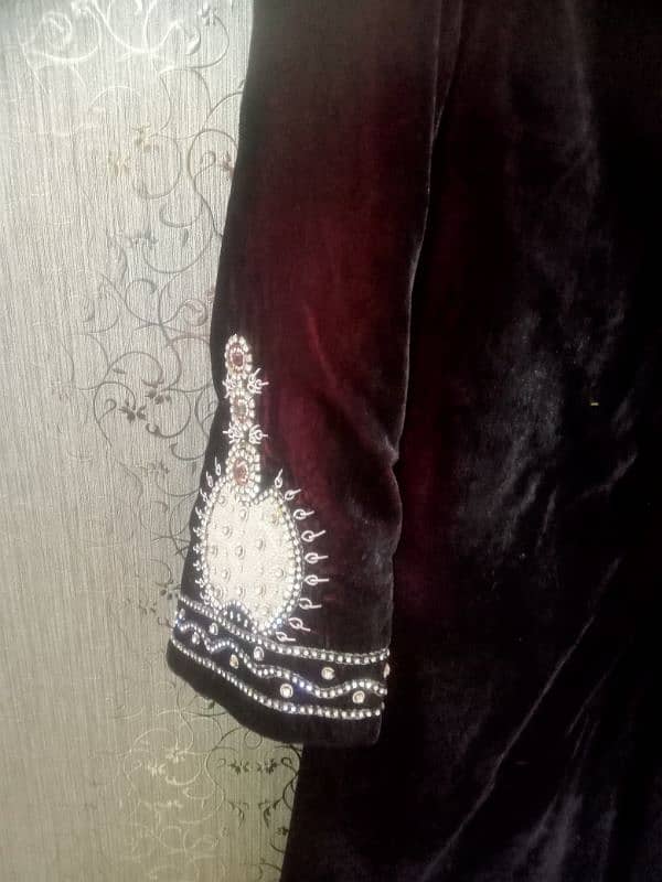 Dulha Sherwani Maroon 2