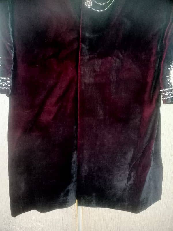 Dulha Sherwani Maroon 4