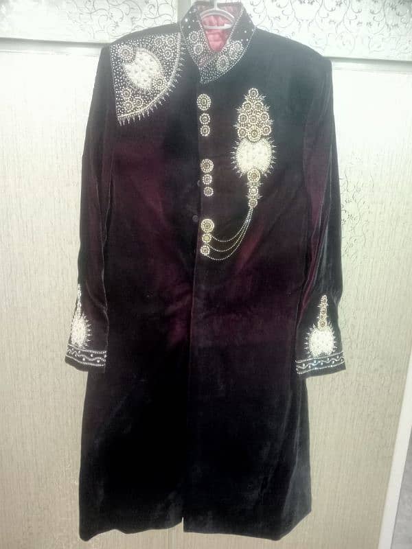 Dulha Sherwani Maroon 5