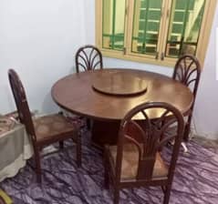 dinning table with four chair's