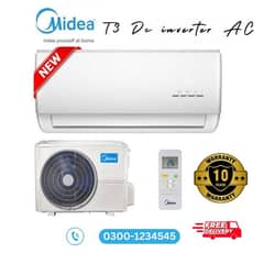 T3 Midea Air conditioner, Fast cooling AC with warranty