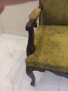 2 sofa chair in sheshum wood for sell