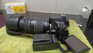 Nikon D5100 with 70-300 lens and bag and card