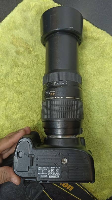 Nikon D5100 with 70-300 lens and bag and card 7