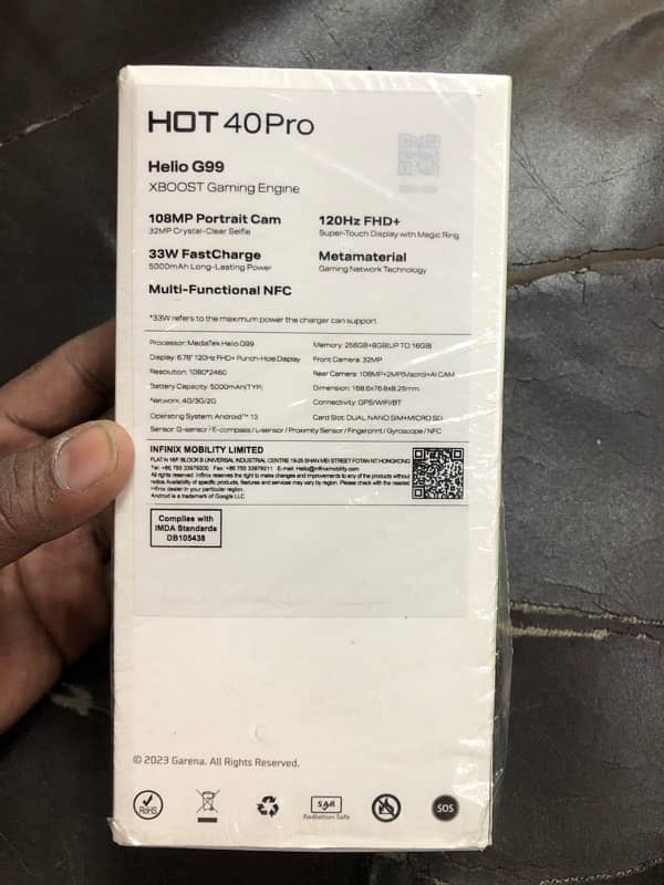 infinix hote 40 pro 6