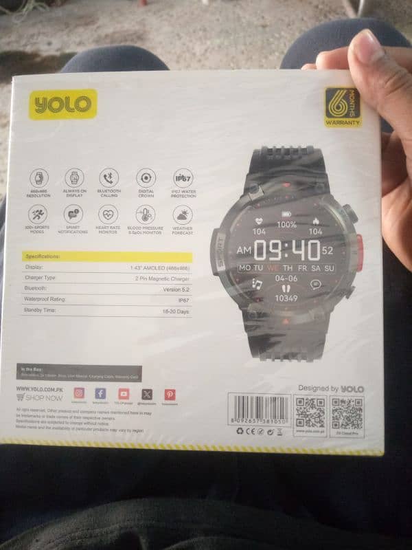 YOLO Legend smart watch 5