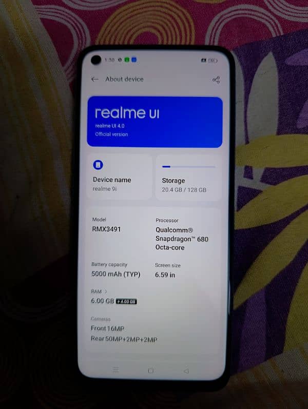 Realme 9i - 6/128 6