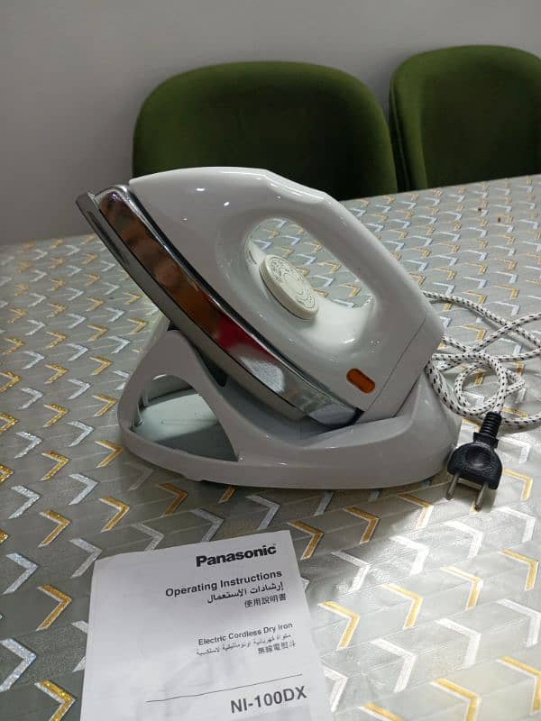 Panasonic electric cordless dry iron 0