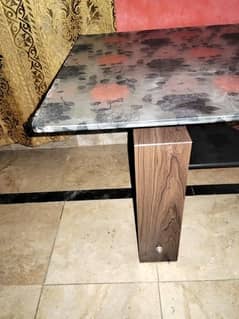 Steel and Glass Centre Table