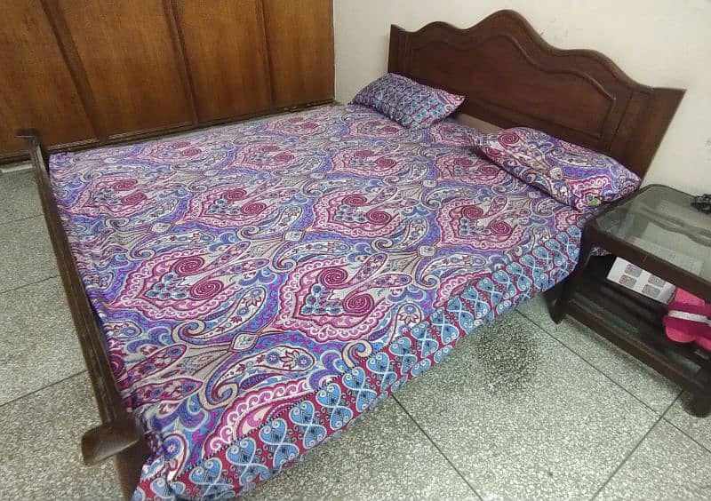 Double Bed Total Wood 1