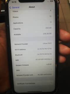 Apple iPhone X 256GB NON PTA