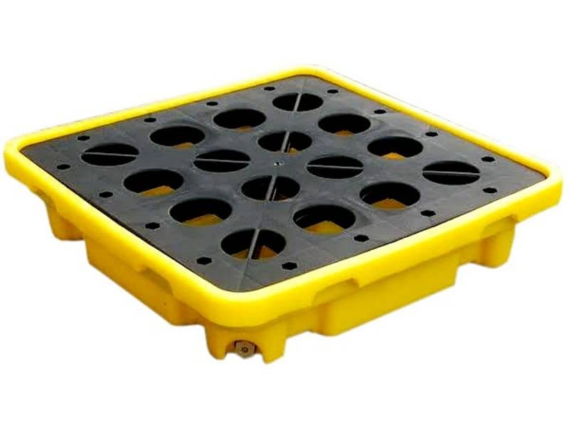 Secondary containment spill pallet drum spill pallet single,2 & 4 drum 2