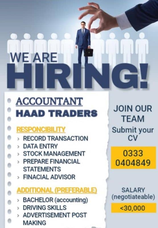 accountant required 0