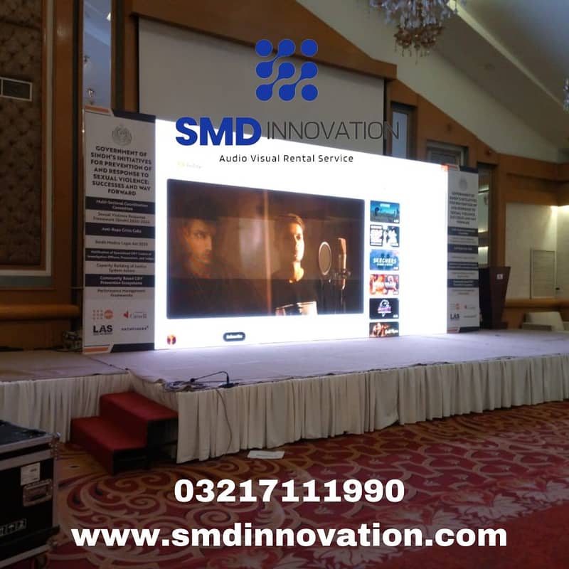 SMD / Smd screen / Audio Visual Equipment on rent in karachi 1