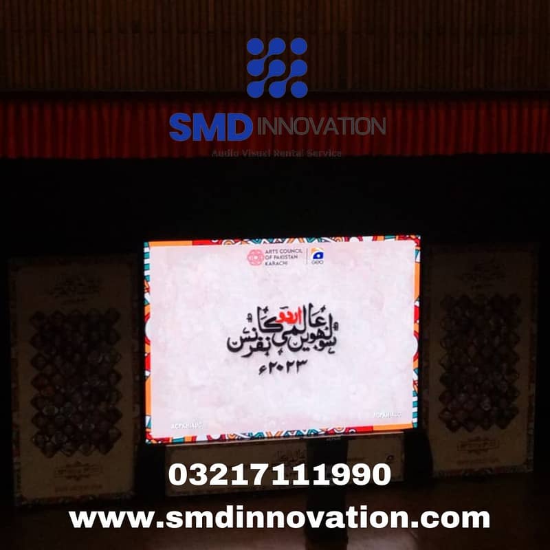 SMD / Smd screen / Audio Visual Equipment on rent in karachi 2