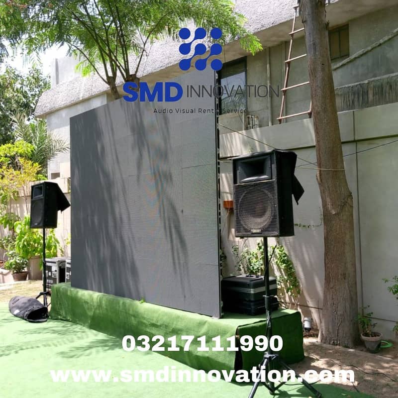 SMD / Smd screen / Audio Visual Equipment on rent in karachi 4