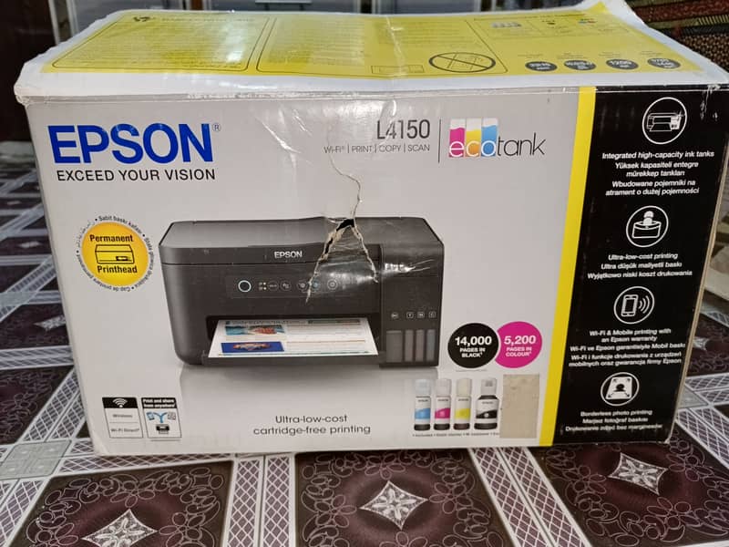 Epson L4150 printer with box + all accessories 0