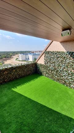 Rooftop Wall Grass-Grounds Rooftop Balcony-Gym Outdoor Office-Grass