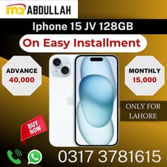 IPhone 15 JV 128GB Box Pack On Easy Installments