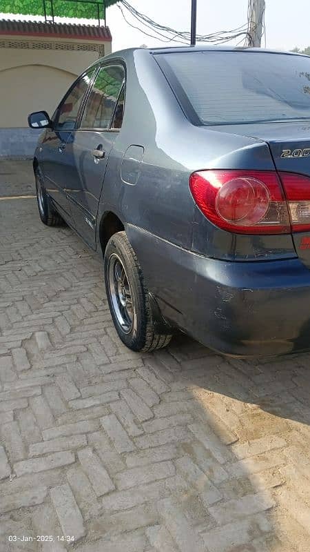 Toyota Corolla 2D 2007 model total genuine 4