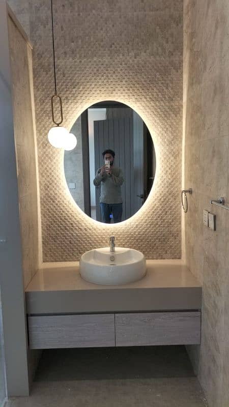 looking LED mirror available in customized size at factory rate 6