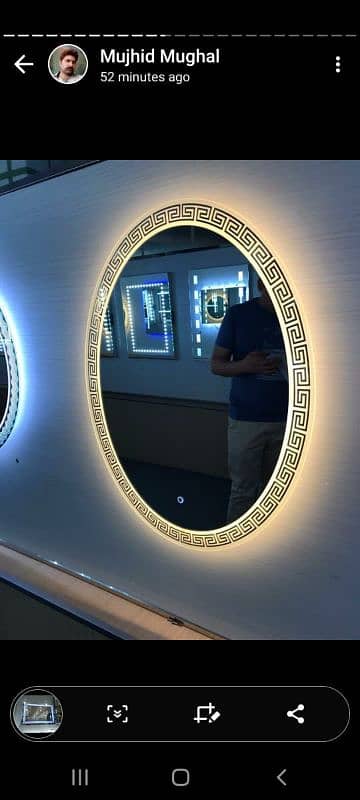 looking LED mirror available in customized size at factory rate 11